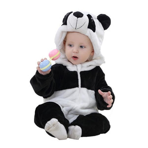 Baby Jumpsuit - Black and White - Boy