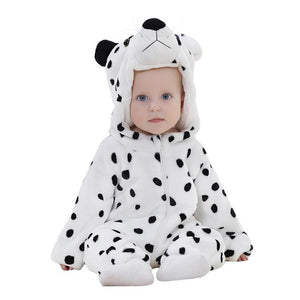 Baby Jumpsuit - Black and White - Boy