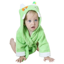 Load image into Gallery viewer, Newborn Child Bathrobe - Black and White - Unisex