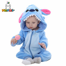 Load image into Gallery viewer, Baby Rompers - Blue - Unisex