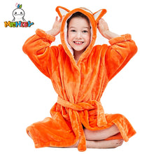 Load image into Gallery viewer, Kids Bathrbe - Orange - Boy