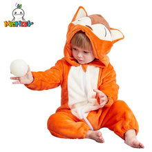 Load image into Gallery viewer, Baby Jumpsuit - Orange and White - Boy