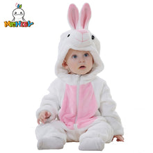 Load image into Gallery viewer, Newborn Jumpsuit - White - Girl
