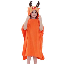Load image into Gallery viewer, Children Bathrobe - Orange - Unisex